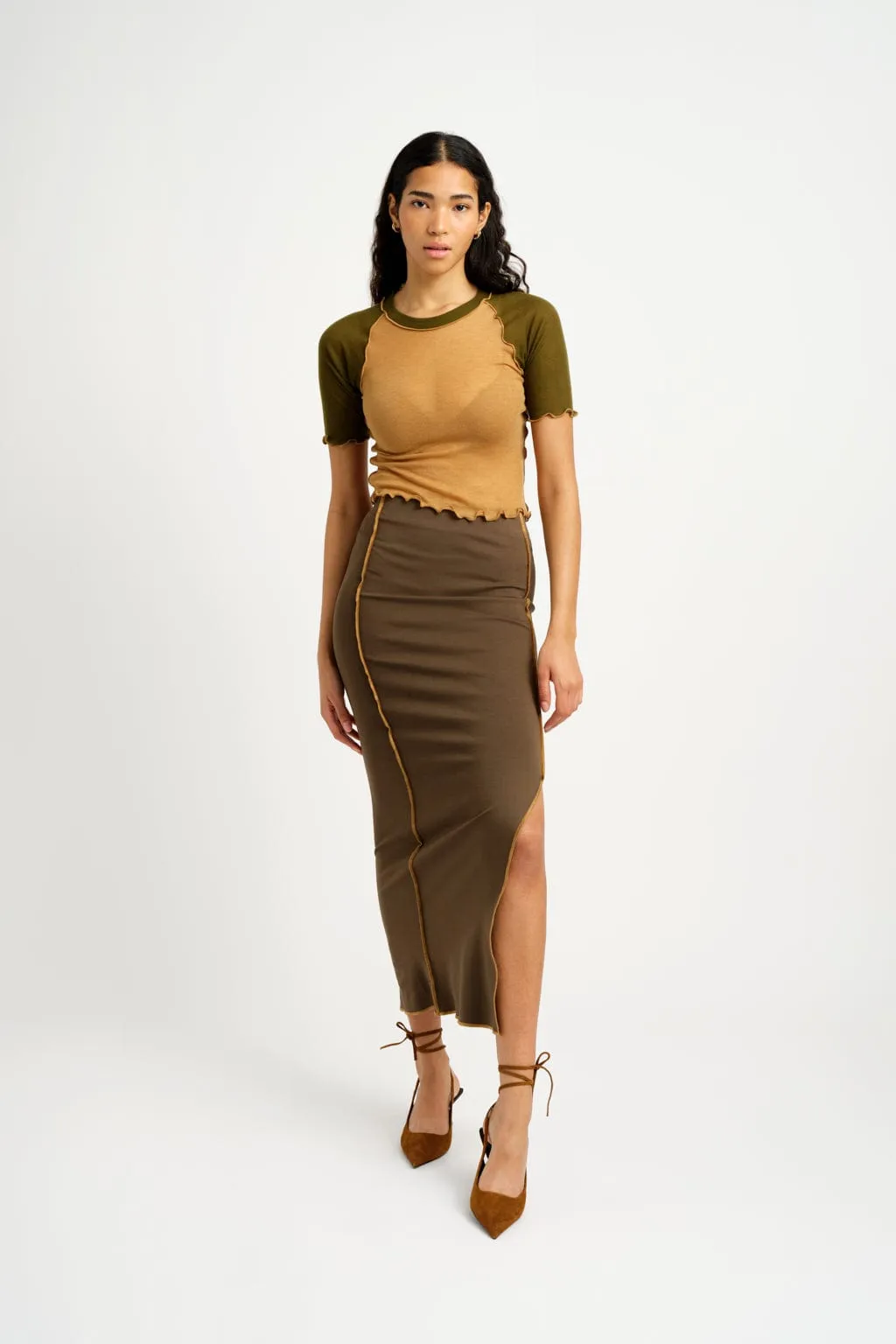 Renata Skirt Khaki