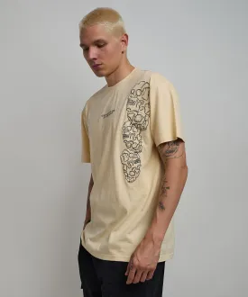 Respect Embroidered Short Sleeve Tee - Khaki