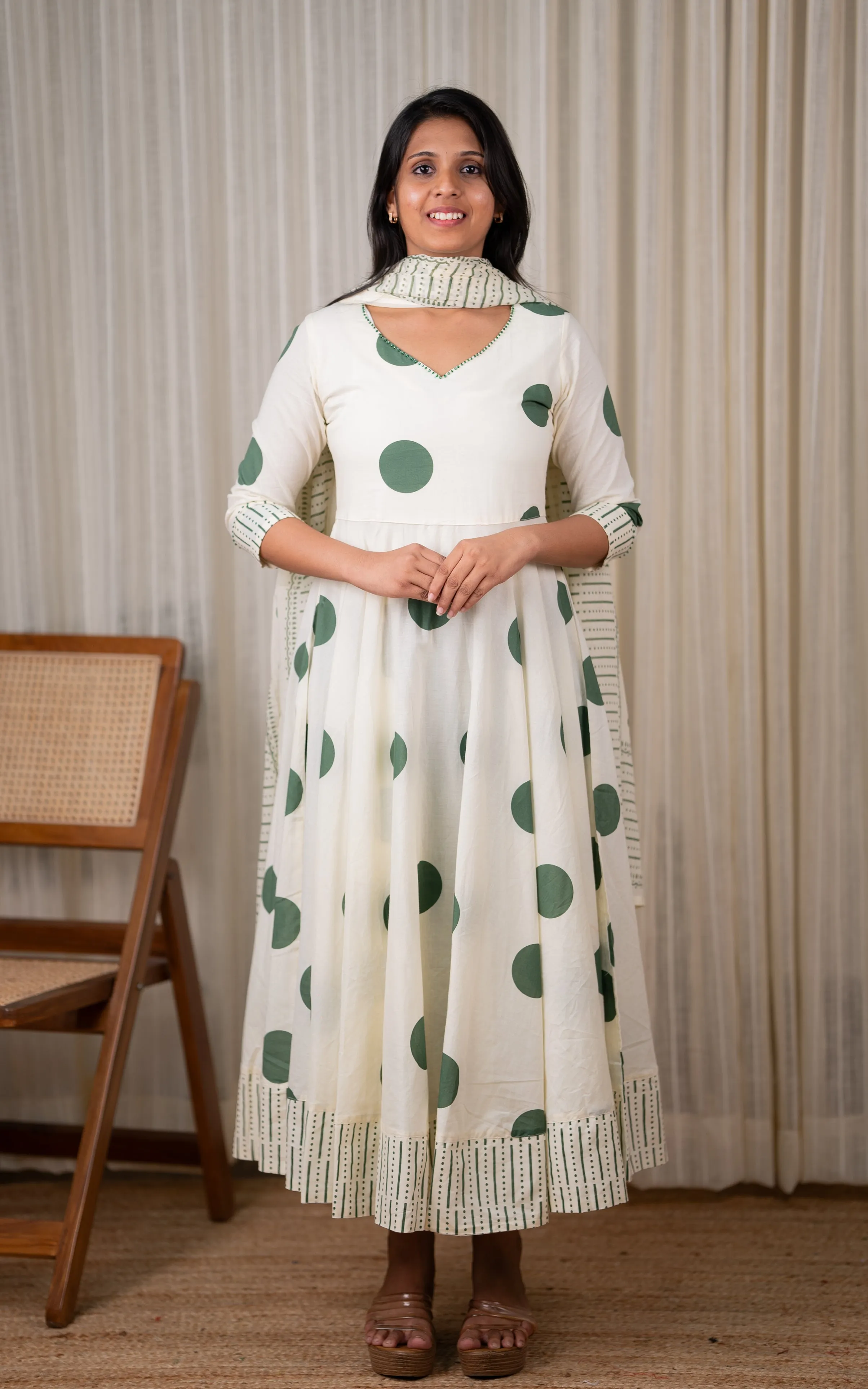 Samriddhi Green (Kurti Dupatta)