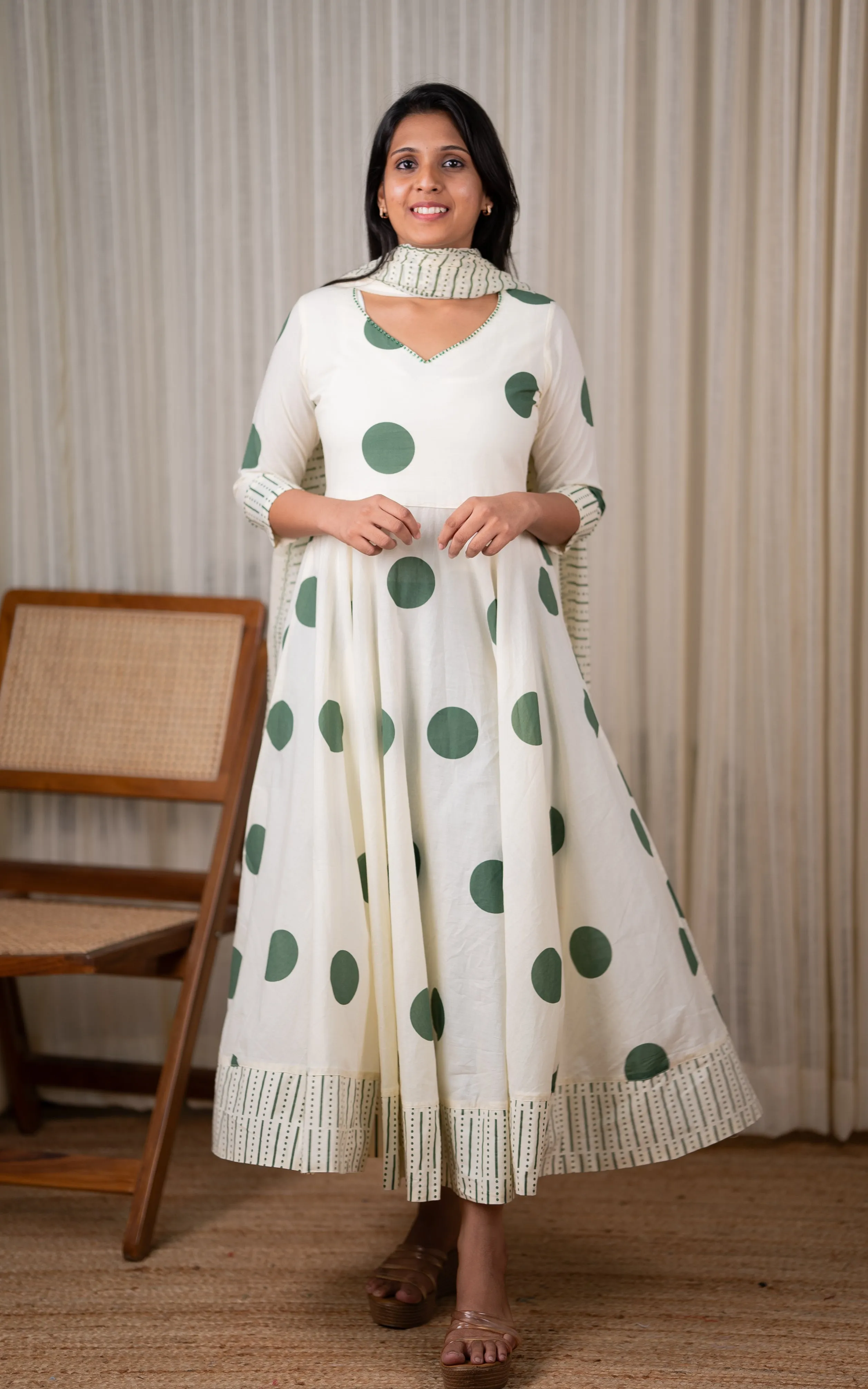 Samriddhi Green (Kurti Dupatta)