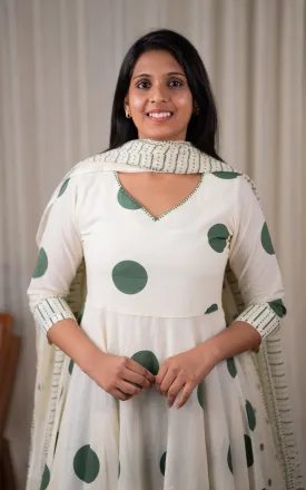 Samriddhi Green (Kurti Dupatta)