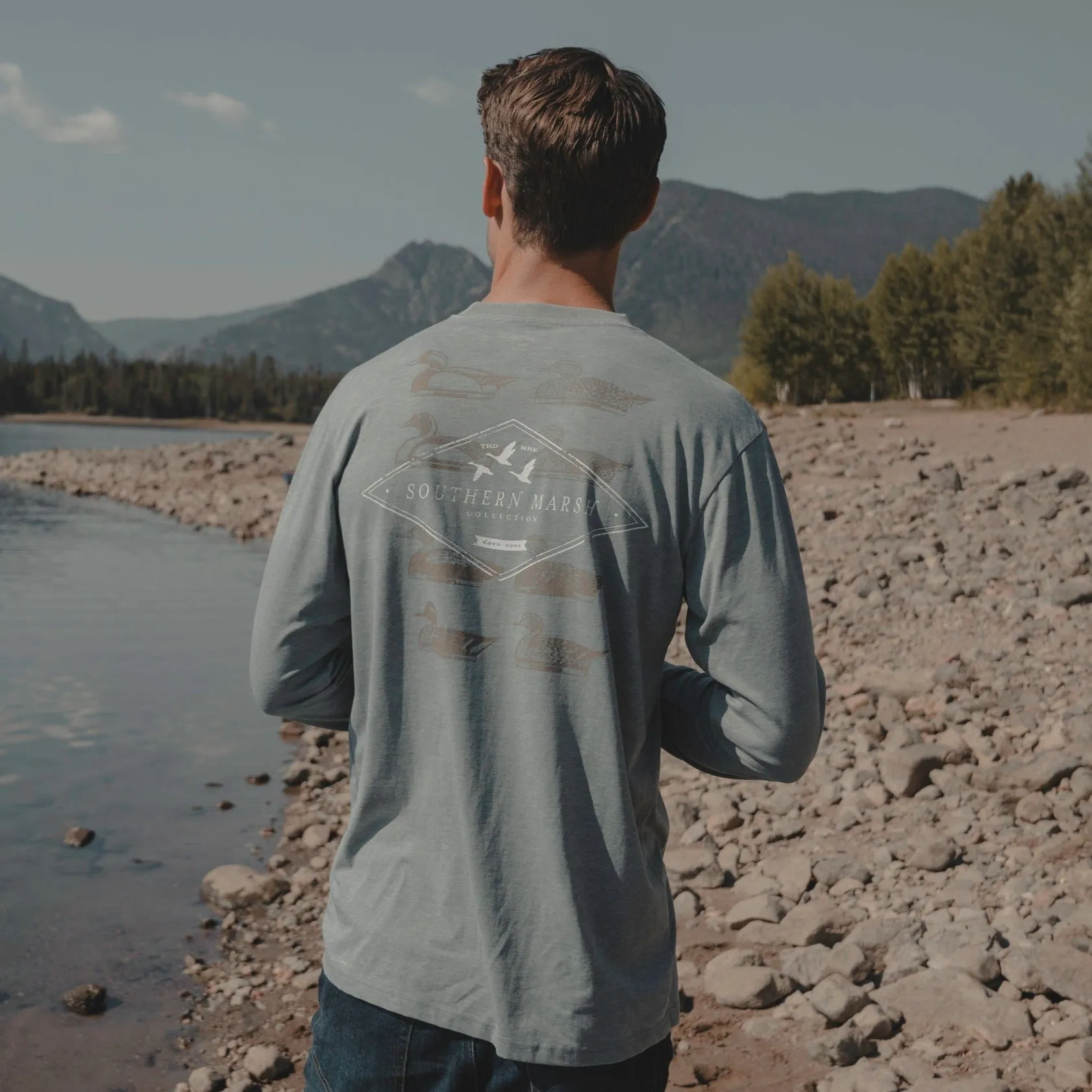 SEAWASH™ Tee - Decoy Stamp - Long Sleeve