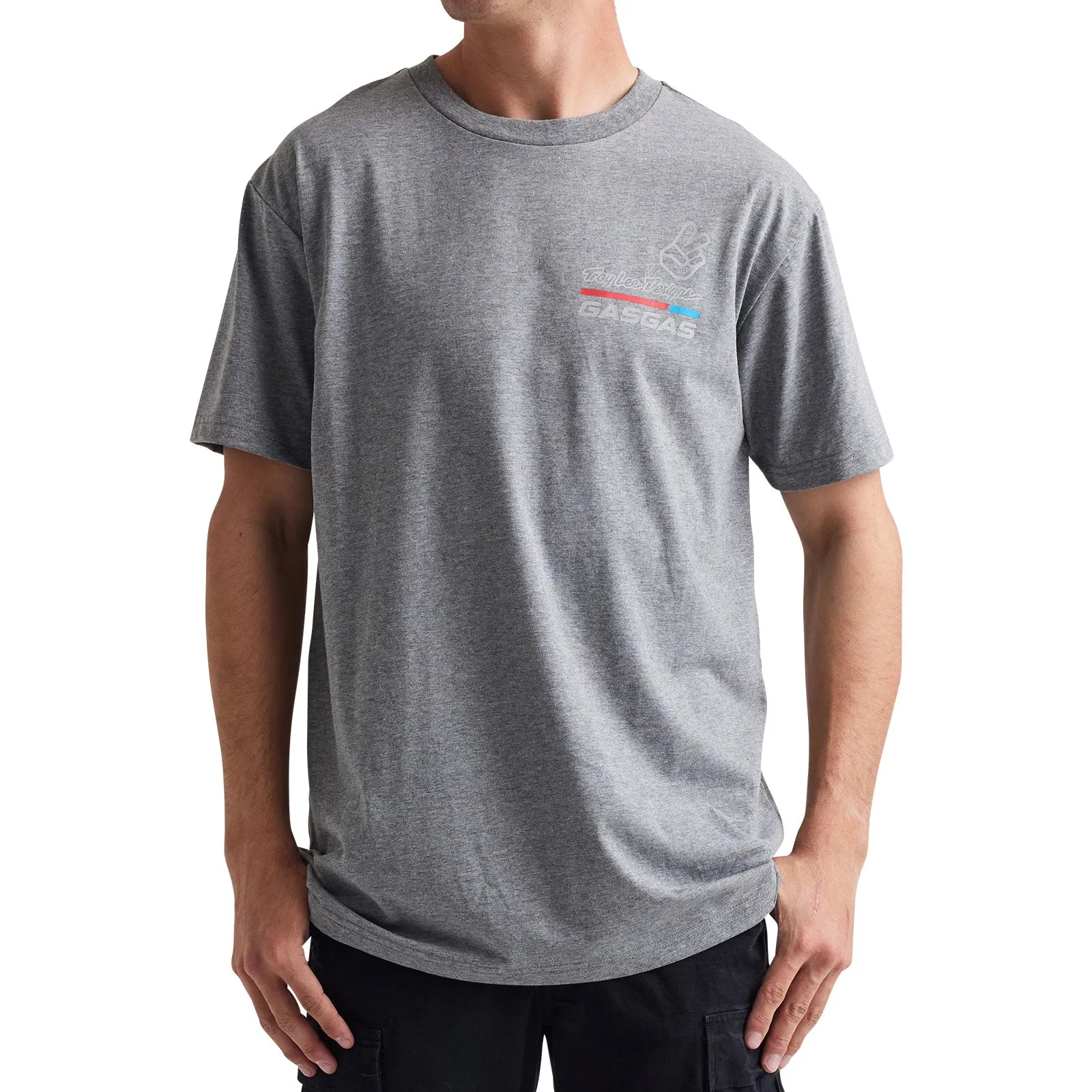 Short Sleeve Tee TLD GasGas Team Core Heather Gray