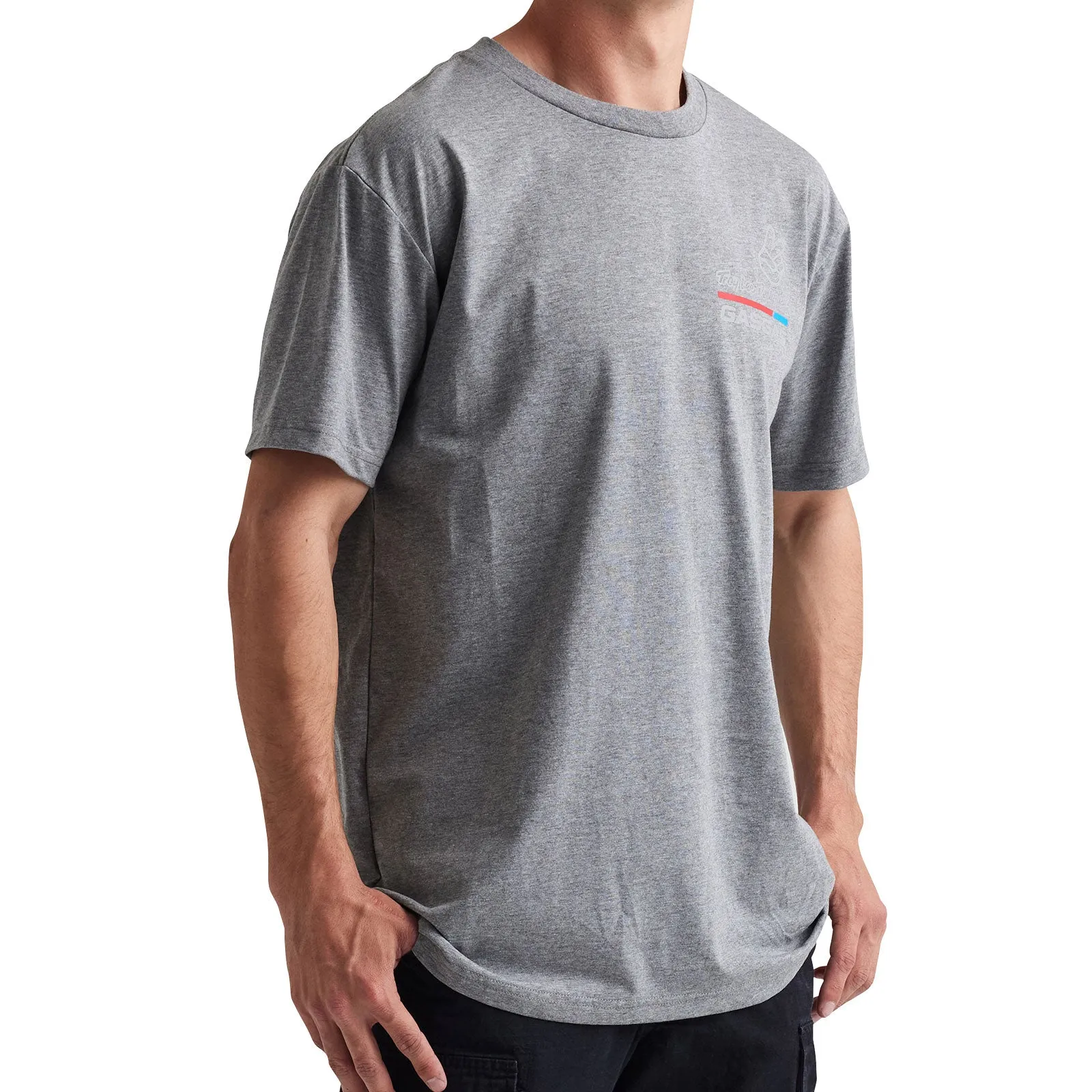 Short Sleeve Tee TLD GasGas Team Core Heather Gray