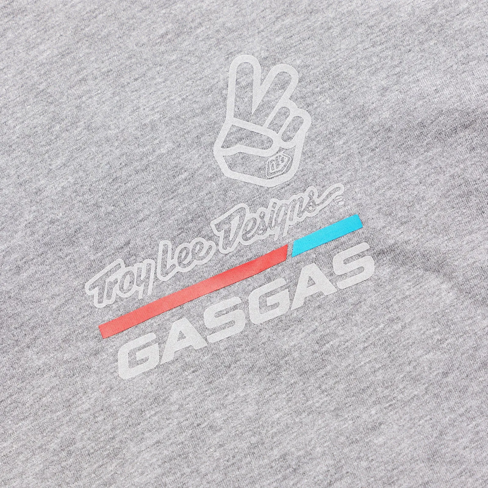 Short Sleeve Tee TLD GasGas Team Core Heather Gray