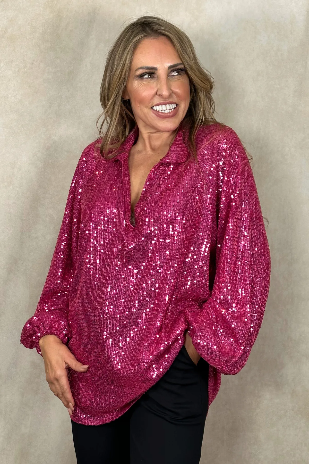 Sophia Sequin Shirt