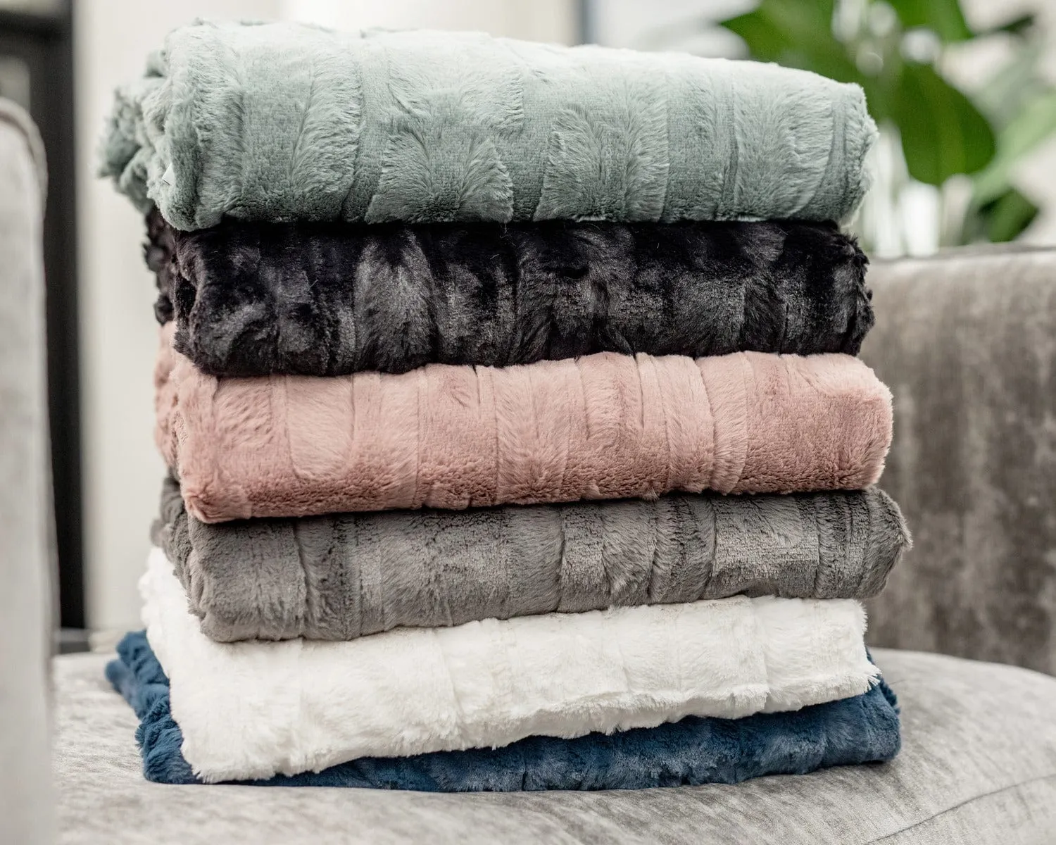 Sorbet Charcoal Blanket