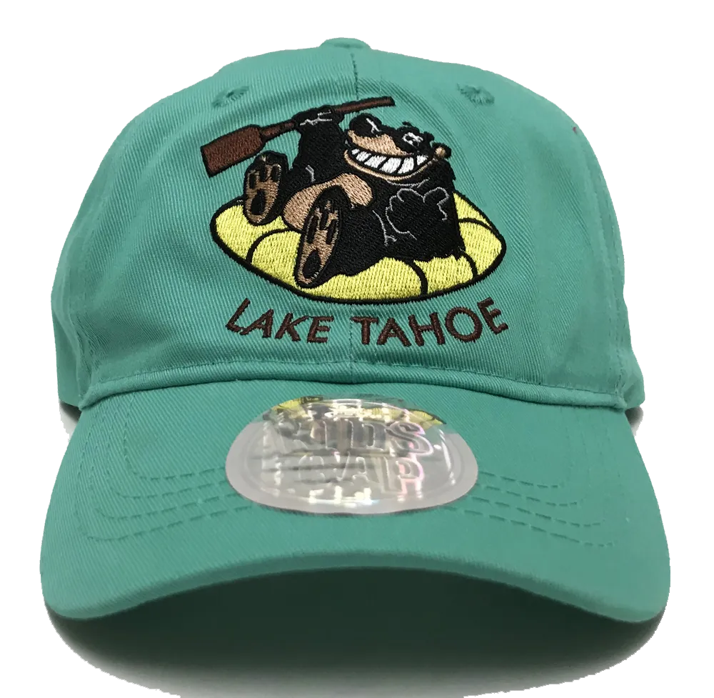 Souvenir Ball Cap Kids Rafting Bear, Lake Tahoe