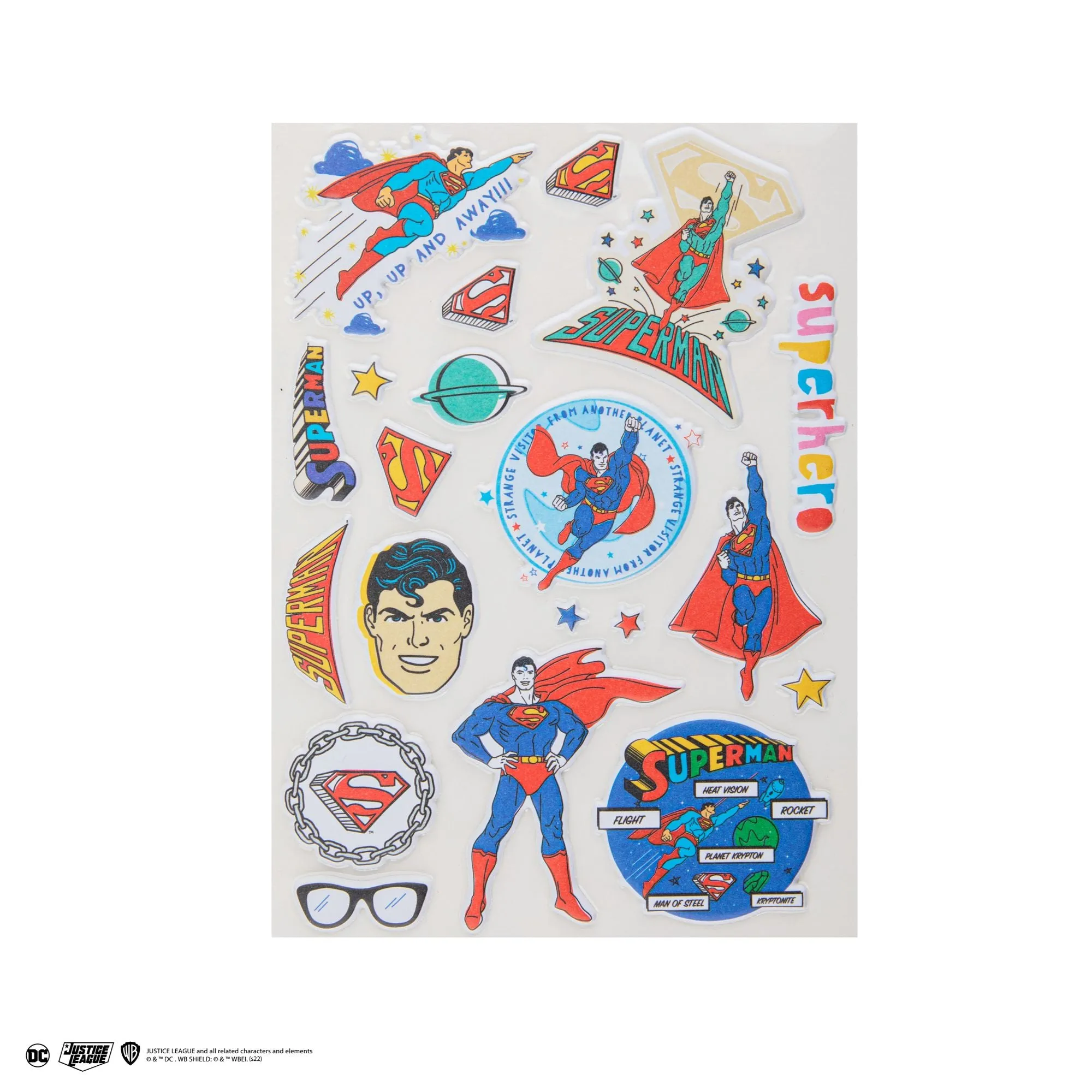 Superman Puffy Foam Sticker