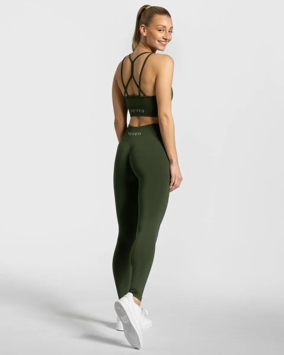 Timeless Scrunch Leggings "Khaki"