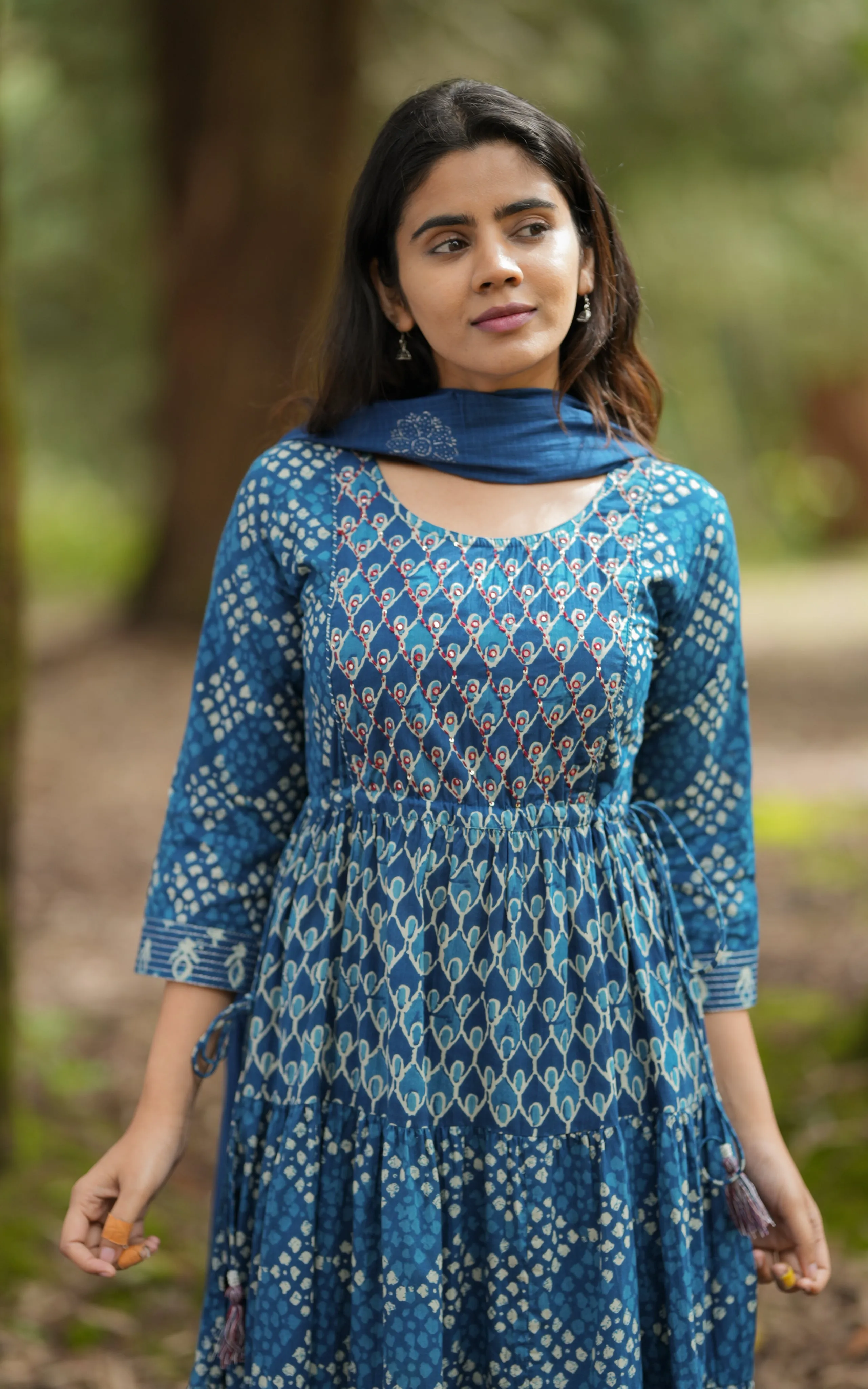 Zoya Blue (Kurti Pant Dupatta)