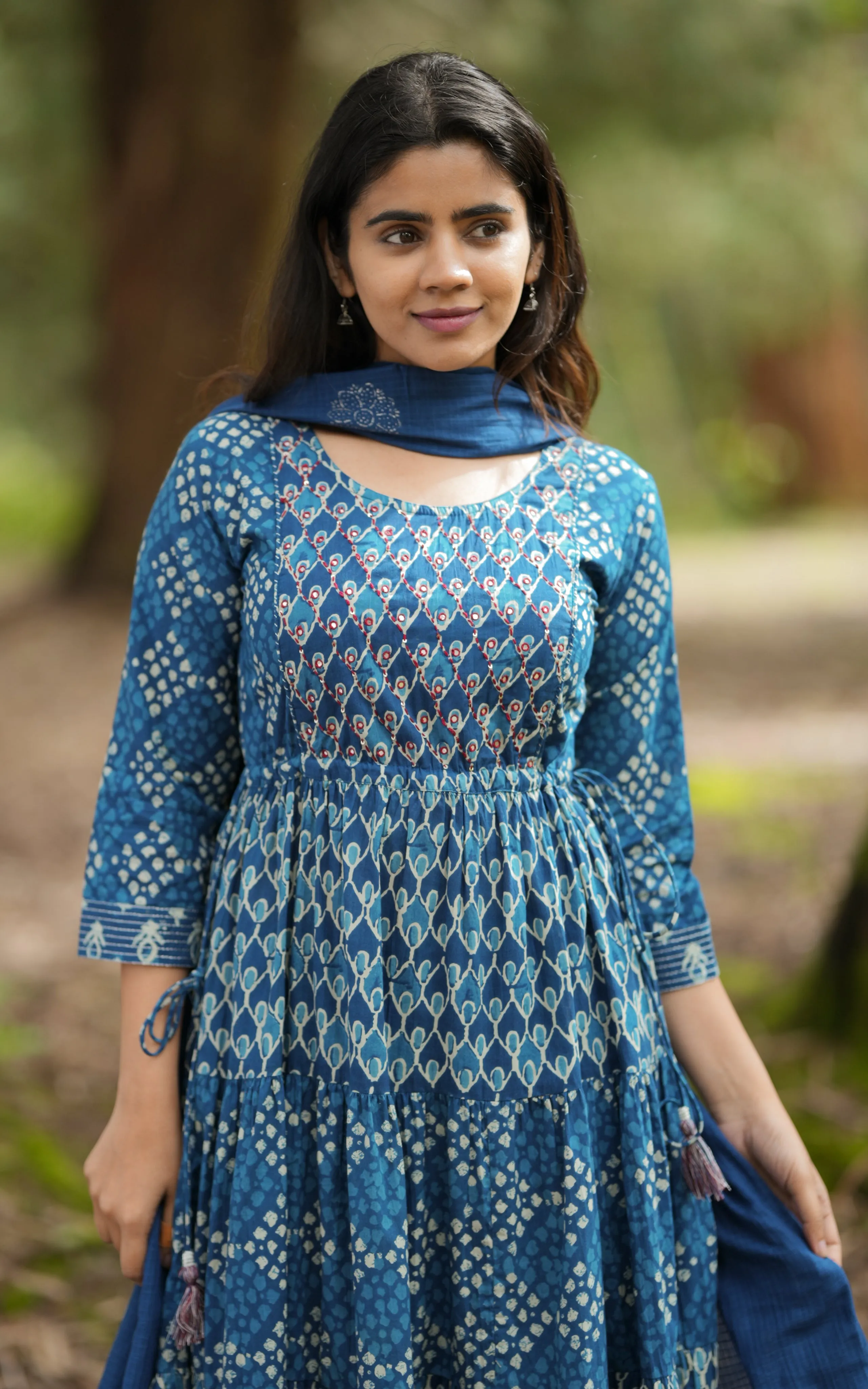 Zoya Blue (Kurti Pant Dupatta)